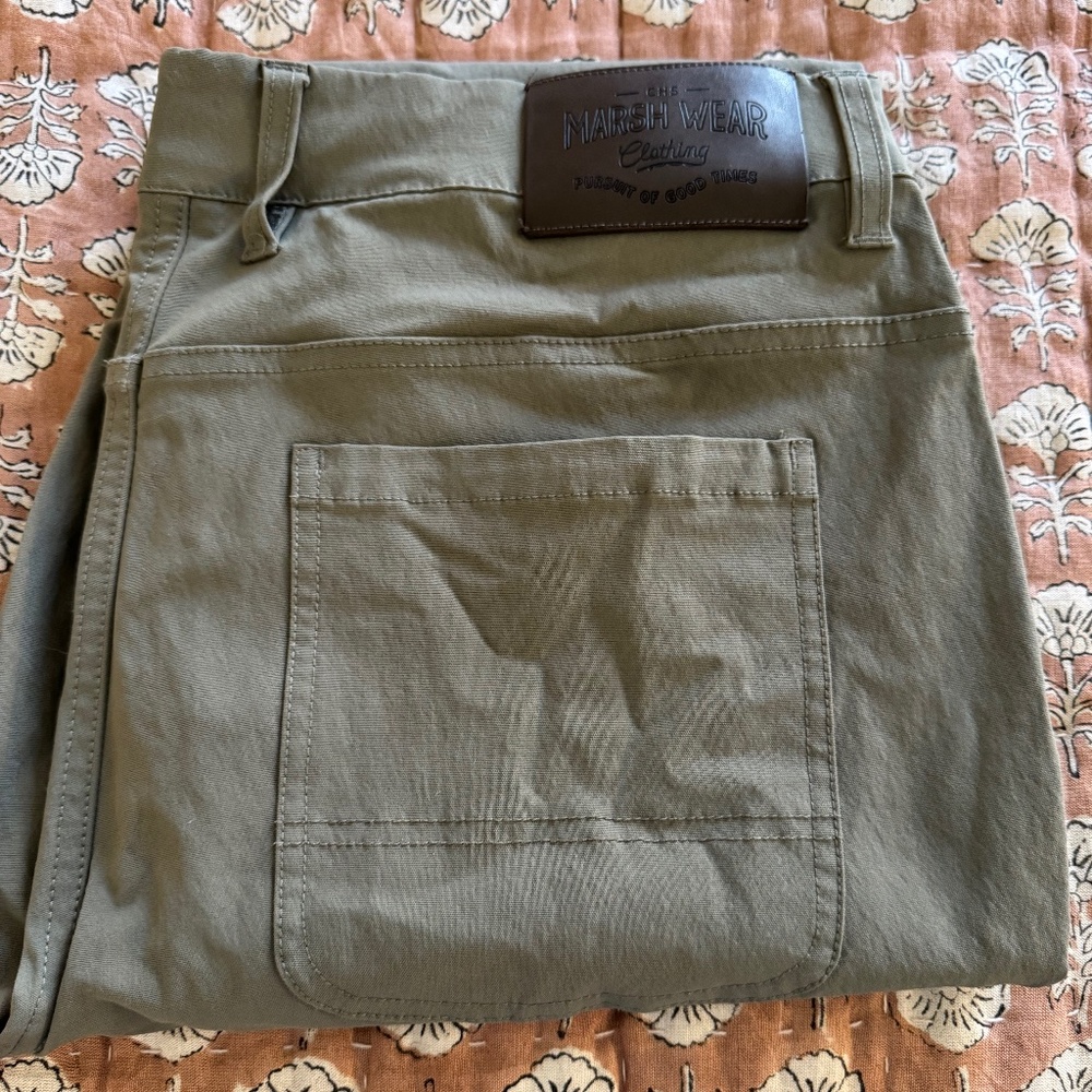 Marsh Wear green/khaki tech pants